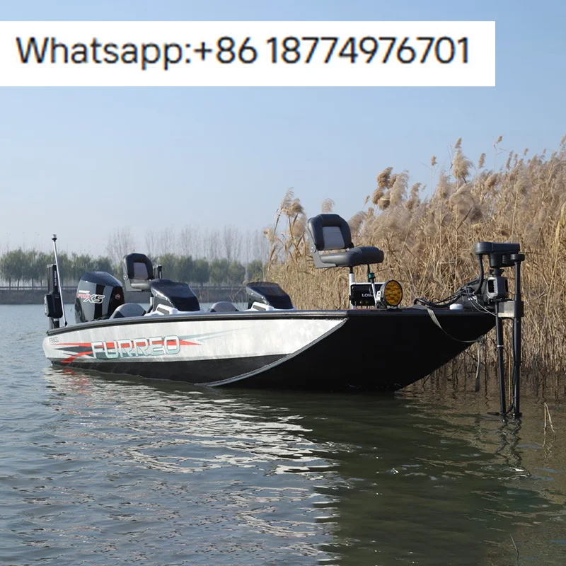 Фото Новая скоростная лодка Furreo Speed Bass Boat 6M/18ft из алюминия для рыбалки с двигателем 150 л.с. и навигационной скоростью 75-90 км/ч №1