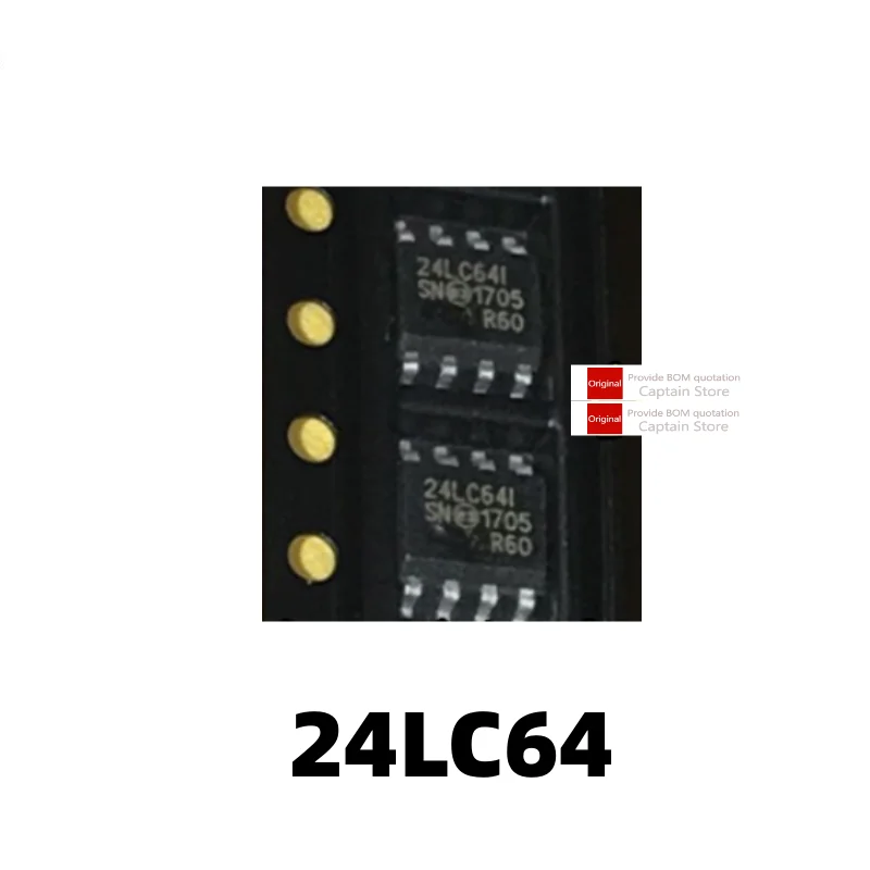 1 шт 24LC64 24LC64I PIC24LC64-I/SN SOP8 8-контактный патч