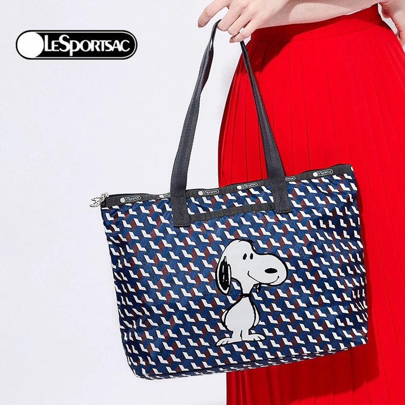 

Genuine Lesportsac Snoopys Bag Cartoon print Handbag Fashion all-match Lady bags luxury design Shoulder Bags Backpack