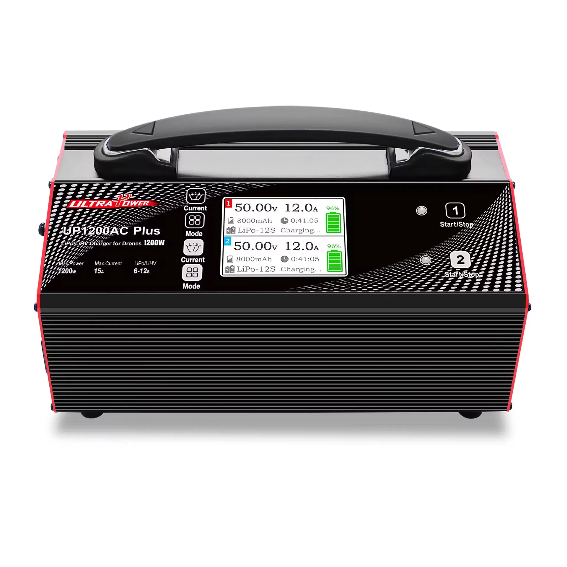 Фото UltraPower UP1200AC PLUS 1200 Вт 15 А двухканальная машина для защиты растений зарядное устройство БПЛА дроны для заводских самолетов №1