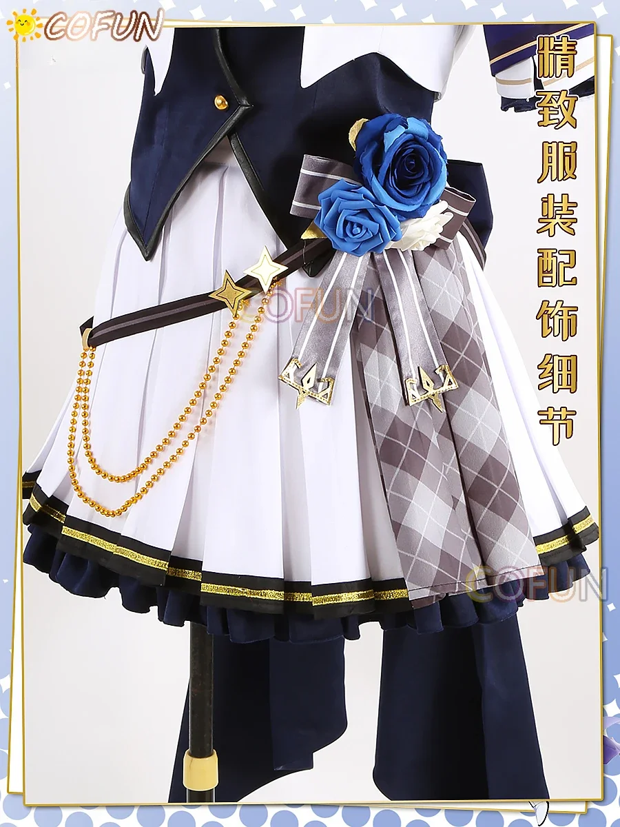 COFUN [по индивидуальному заказу] NIJISANJI Vtuber Nei Ponto Косплей Костюм Хэллоуин наряды для