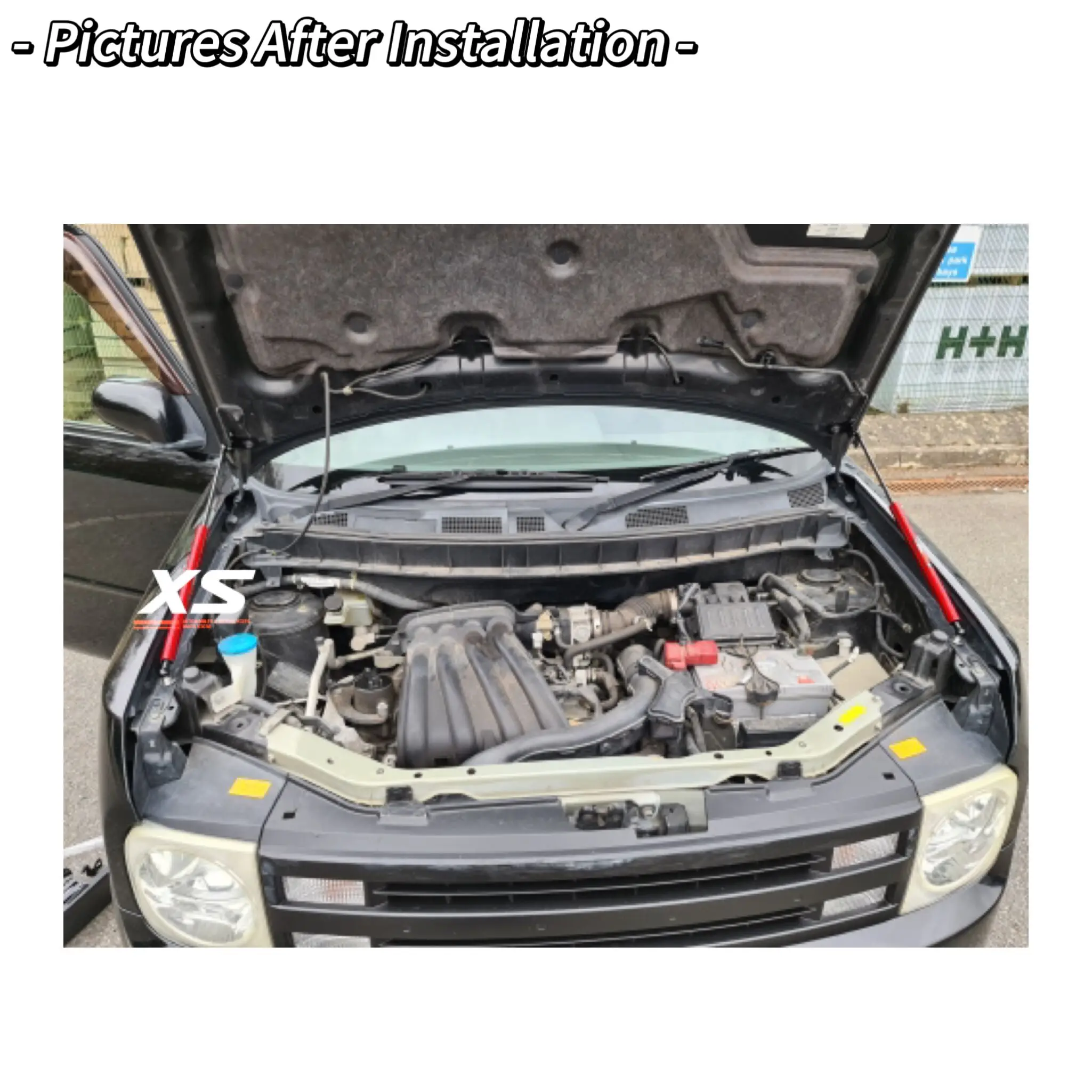 Амортизаторы капота для Nissan Cube BGZ11 2002-2008 передняя модификация двигателя газовые