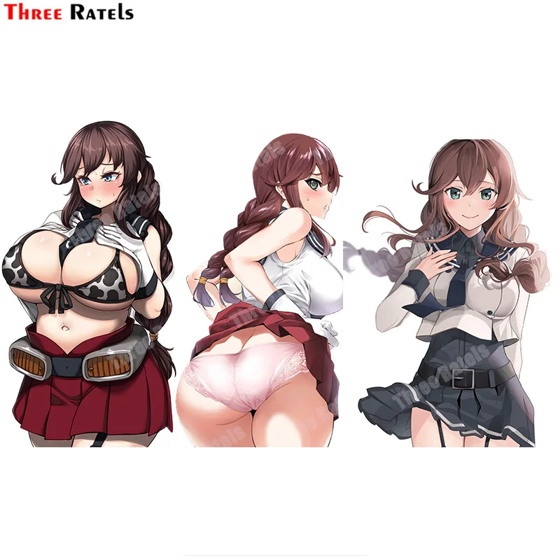 

Three Ratels B333 Anime Girl Noshiro Kantai Collection Stickers Automobiles & Motorcycles Vinyl Material Waterproof Decals