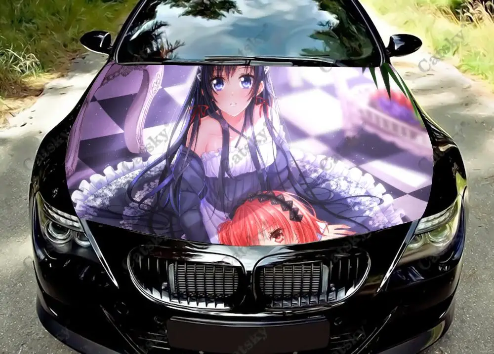 

My Teen Romantic Comedy SNAFU Anime Car Hood Vinyl Sticker Wrap Film Engine Cover Decals Protect Sticker on Car Auto Accessories