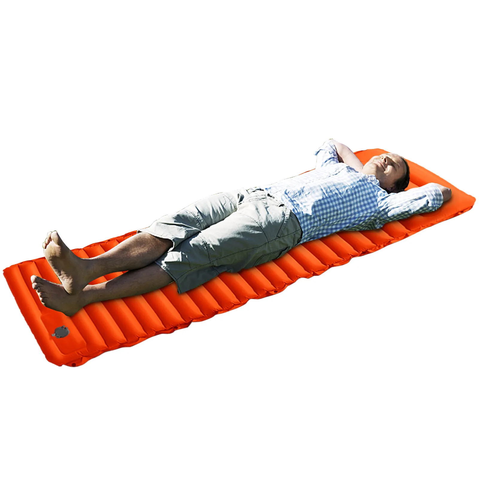

Camping Sleeping Pad Self-Inflating Mattress Inflatable Portable Sleeping Pad Outdoor Camping Gear Foam Air Sleep Mat Mattress