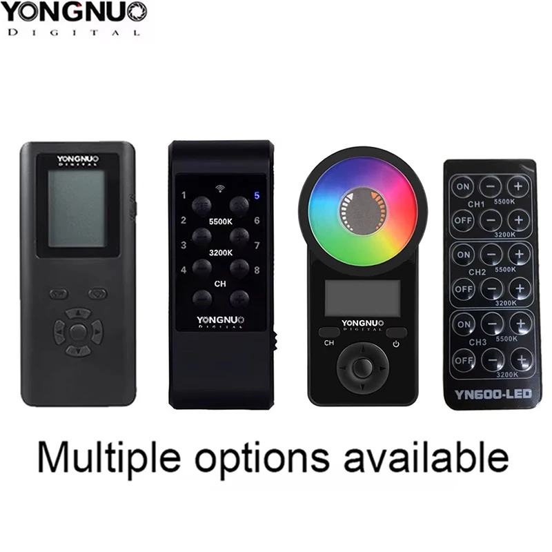Фото Светодиодный пульт дистанционного управления YONGNUO для YN300IV YN300III YN300AIR II YN600L YN600L II YN900L YN1200 YN308 YN608 YN608RGB YN360III триггер №1