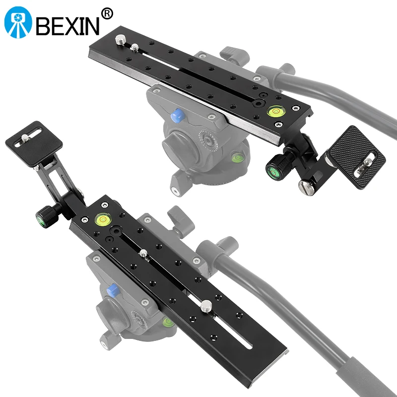 

BEXIN Universal VR-220 VR-380 Telephoto Lens Holder SLR Camera Bracket Extended Quick Release Plate for Manfrotto Shaque