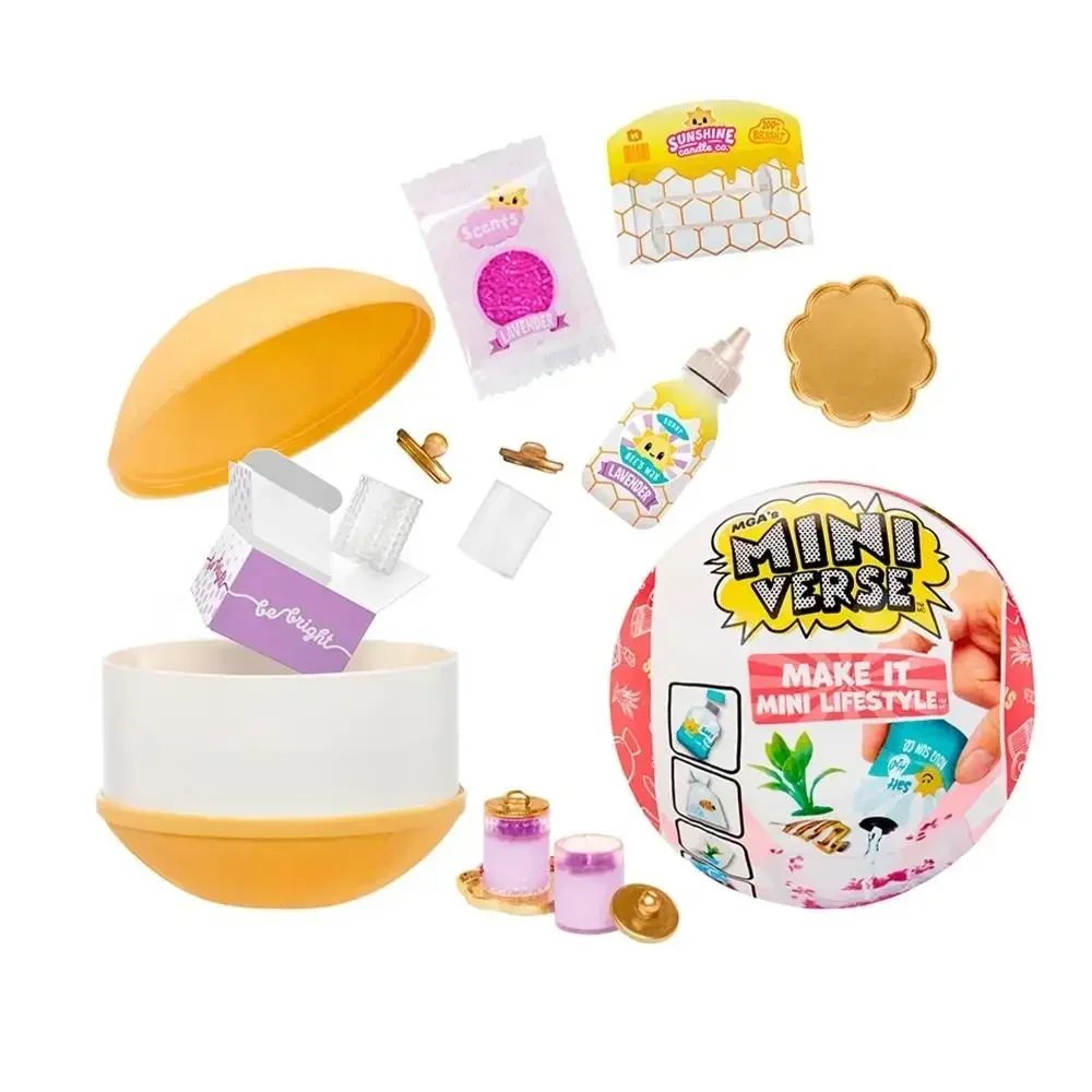 MGA Miniverse Make It Mini Lifestyle Series 1B слепая коробка новые аниме фигурки Figuirner
