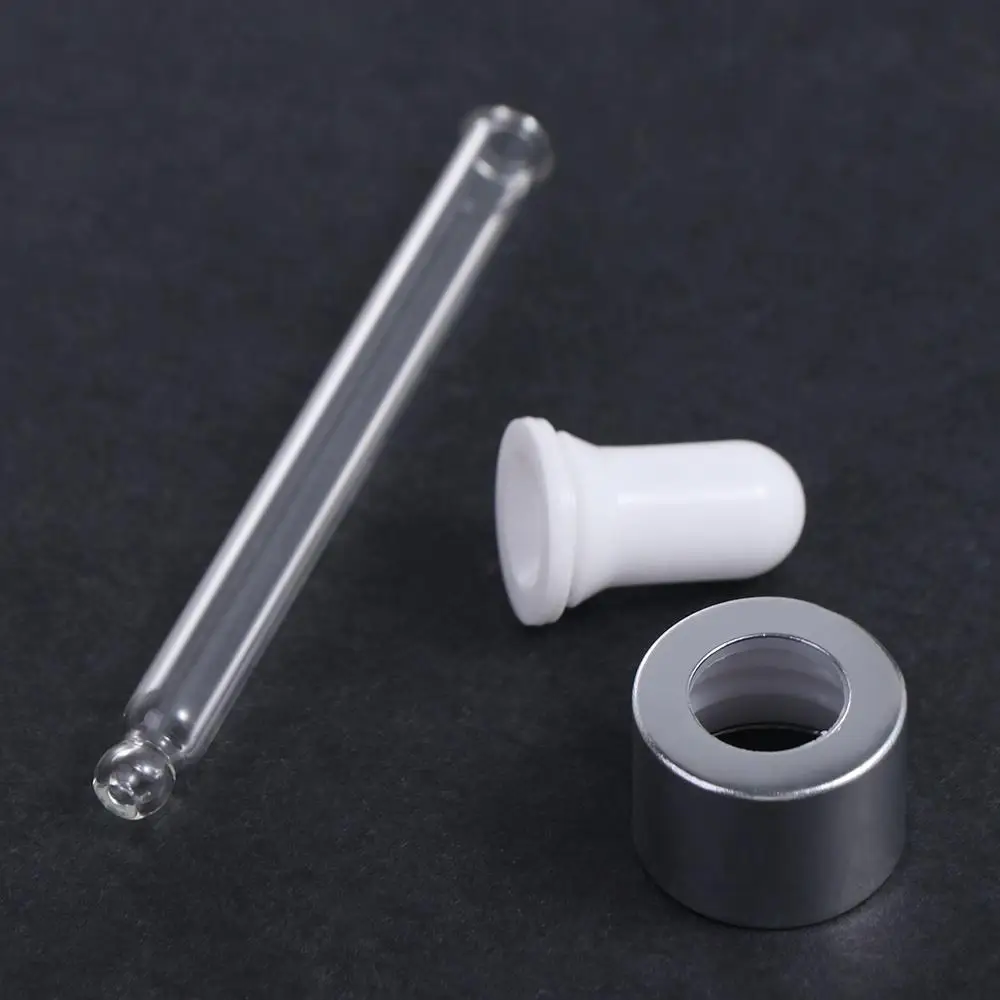 Пипетка Стеклянная капельница для жидкости Алюминиевая крышка-капельница