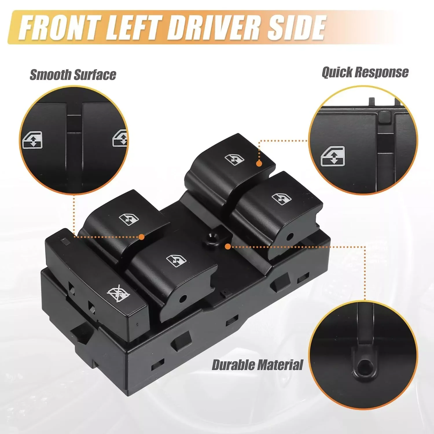 1X высококачественный передний выключатель LH для стеклоподъемника Chevy Cruze Limited Malibu