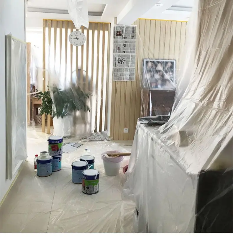 Портативный складной защитный пластиковый лист для художественной живописи