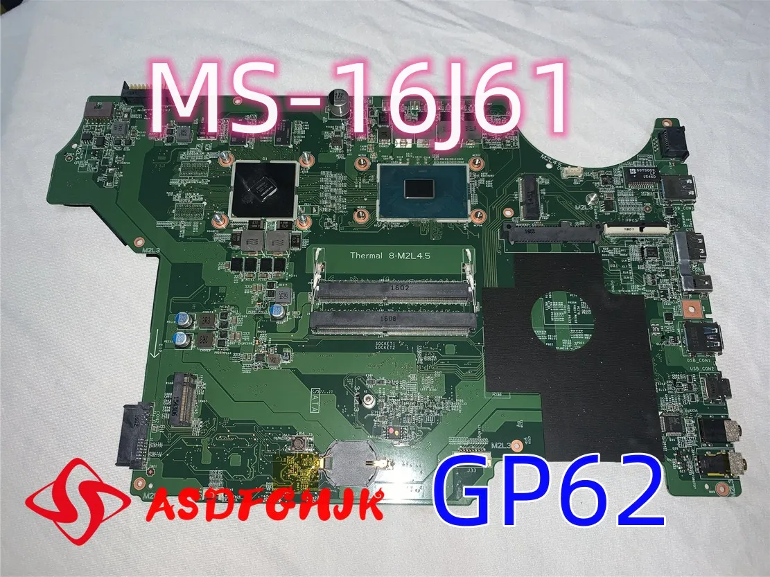 

MS-16J6 VER 1,0 MS-1796 оригинал для MSI GP62 GP72 PE60 PE70