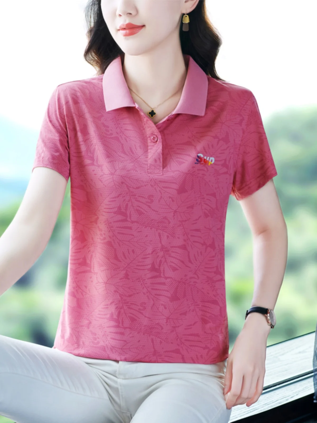 Новинка футболка из ледяного шелка с коротким рукавом женская летняя Модная