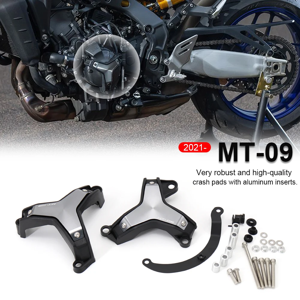 Для Yamaha MT09 MT-09 MT 09 2021- TRACER 9 GT новые запчасти для мотоциклов боковая защита
