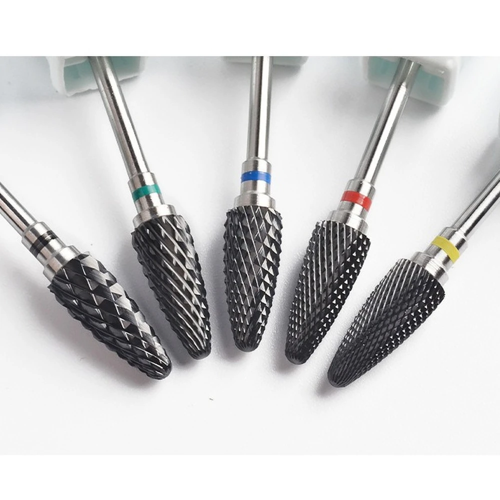 

Black Ceramic Nail Drill Bit Manicure Machine Accessories Rotary Electric Nail File Cutter Tool