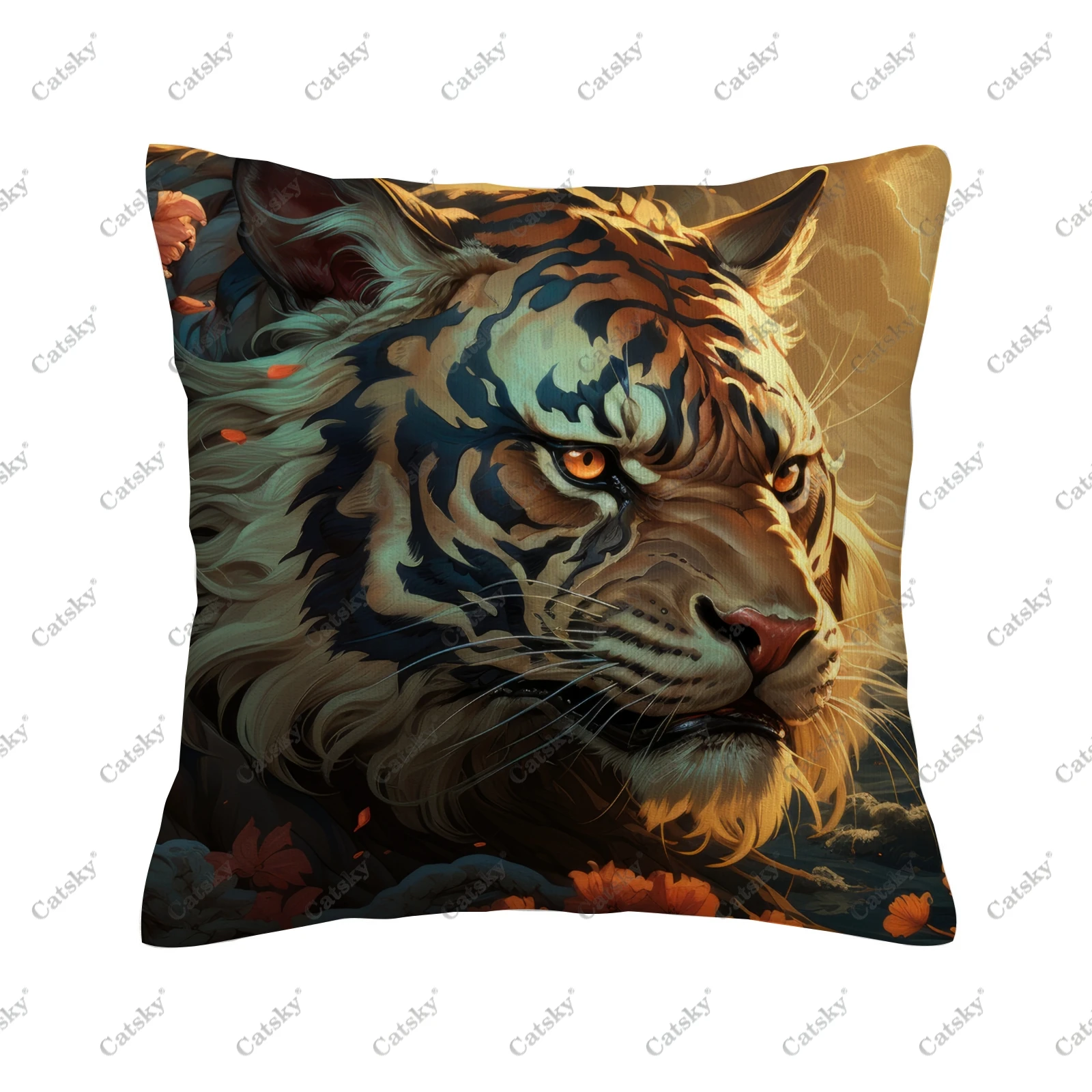 

Файтинг, азиатская татуировка, искусственная наволочка, крутая фигурка Asta, декоративная подушка для дома, диван, автомобиль, кровать, наволочка