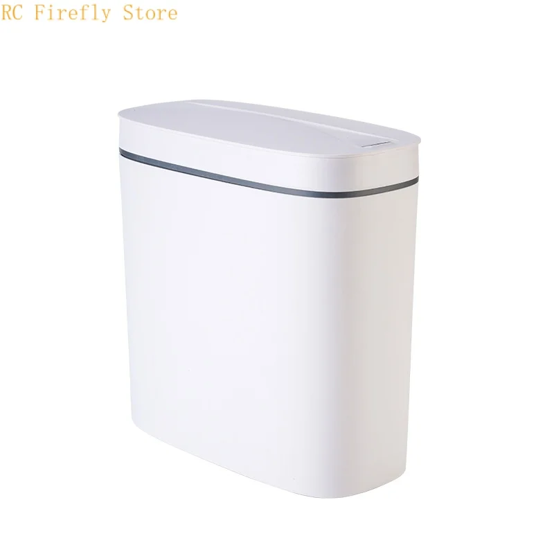

Automatic Induction Trash Can for Household Indoor Kitchen Crack Trash Can with Lid Touch-Free Smart Trash Can