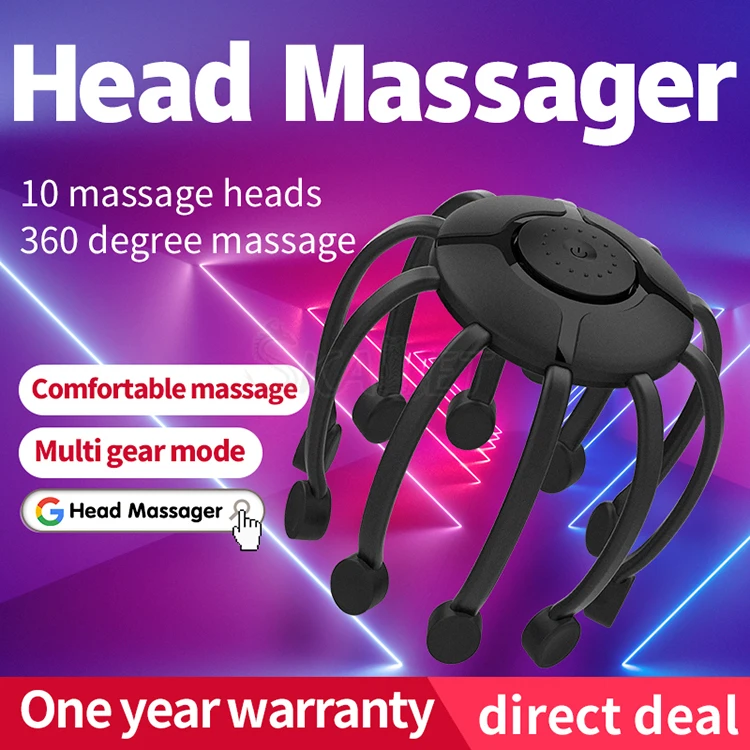

Multiple Massage 360 Degree Automatic Dimensional Electric Head Scalp Massager