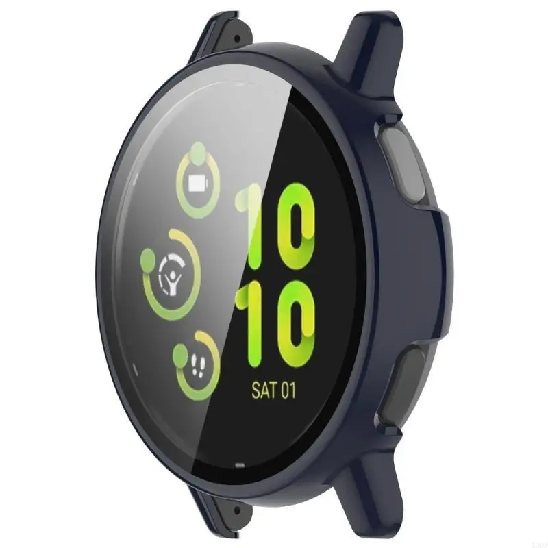 Фото Жесткий защитный чехол, подходящий для Vivoactive 5 Active 5, водонепроницаемая защитная пленка для экрана, рамка для умных №5