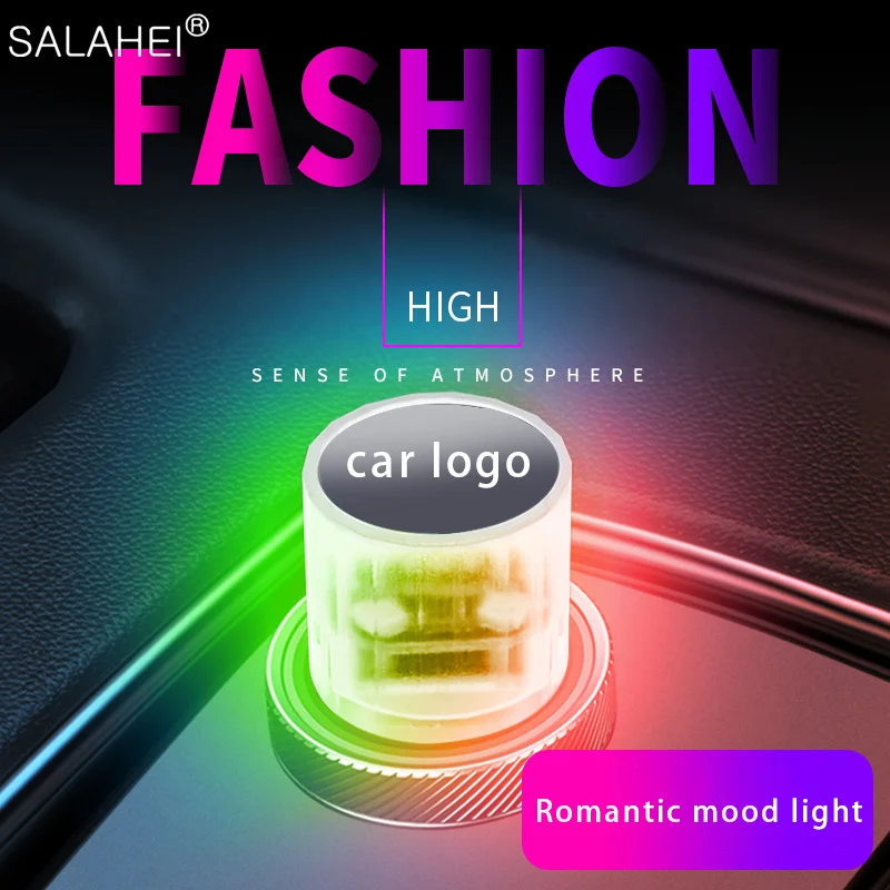 Миниатюрный RGB USB-светильник неоновый светодиодный светильник для салона