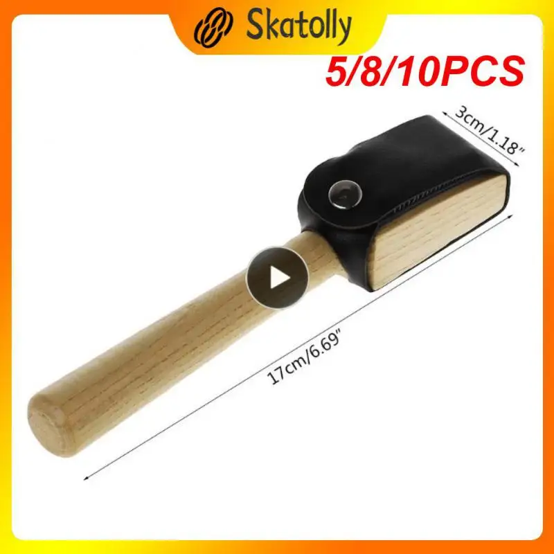 

5/8/10PCS Practical Wood Suede Sole Wire Cleaners Dance Shoes Cleaning Brush Household Cleaning Brush Wood Color Shoes Cleaners