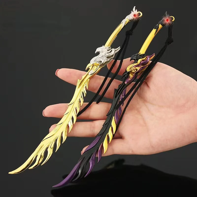 Игра нарака: Bladepoint Dragonforce Koi. Цветочная катана, искусственные мечи, нож-бабочка, катана, Justina Gu, модель оружия, подарок