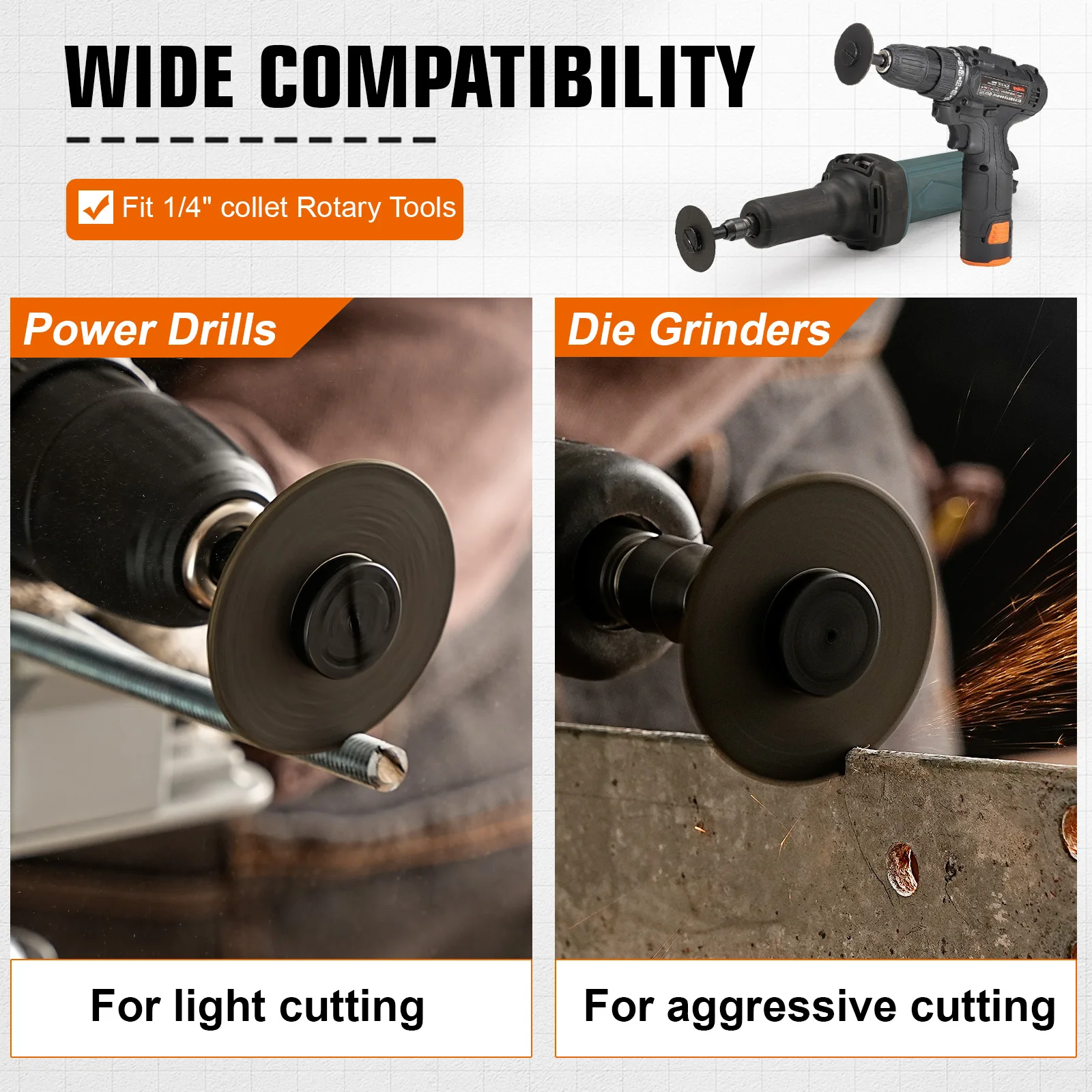 Набор полотен для циркулярных пил 10 шт. 50 мм мини-вращающийся инструмент заточки