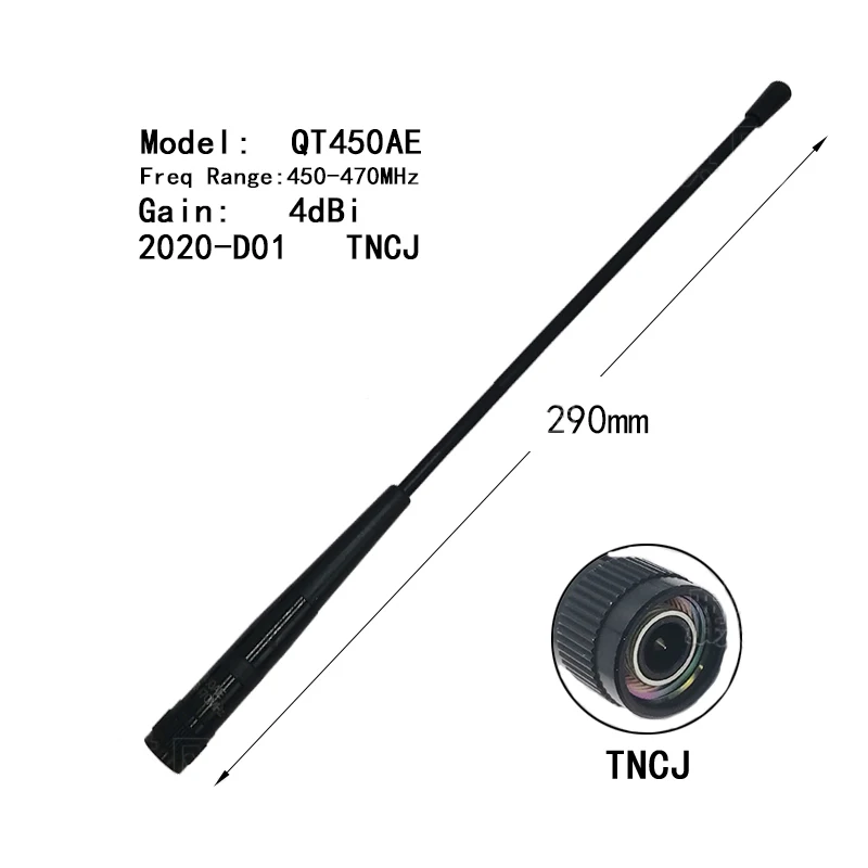QT450AE 450-470Mhz TNC-J Radio antenna For SOUTH Trimble RTK Receiver 4dbi gain
