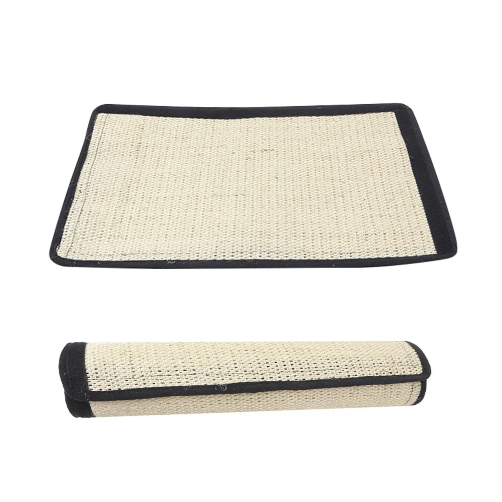 

Cat Board Cats Scratch Mat Portable Cat Scratcher Pad Toy Sisal Durable Furniture Sofa Table Protector Pet Supplies (Small