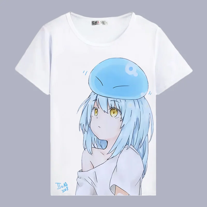 

Anime That Time I Got Reincarnated as a Slime T Shirt Rimuru Tempest T-shirt Rimuru Tempest cosplay shirt The real devil Top Tee