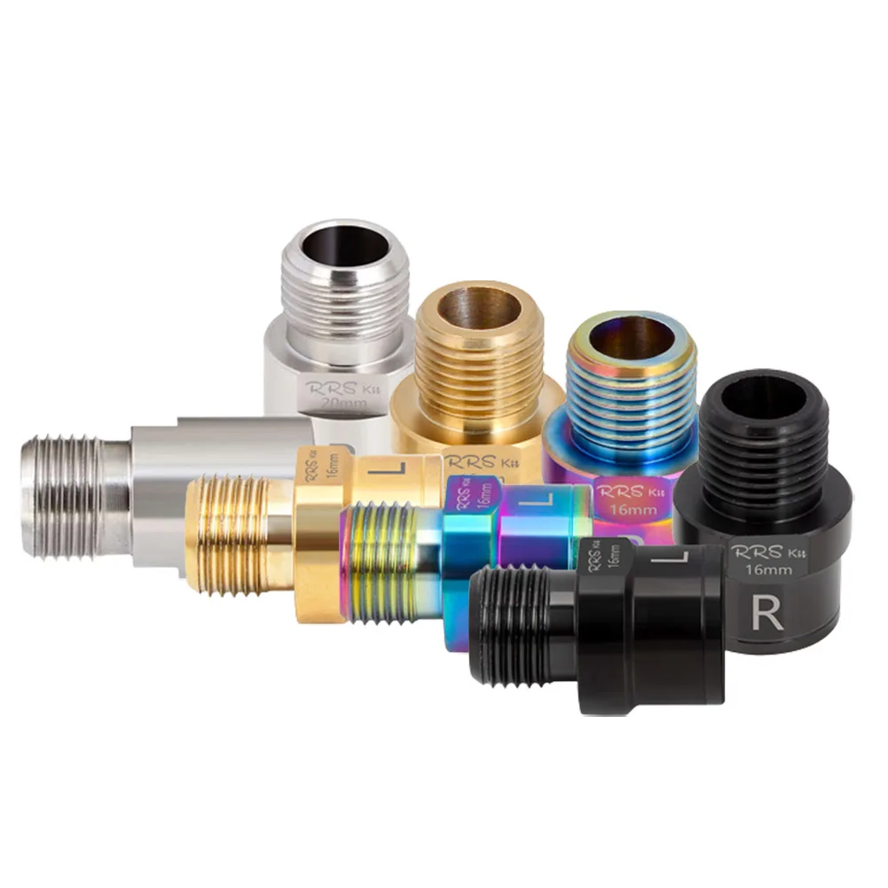 

16MM 20MM Bike Pedal Axle Extenders Extension Bolt Spacer For MTB Road Bicycle Pedal Extension Shaft Core Prevents Knee Strain