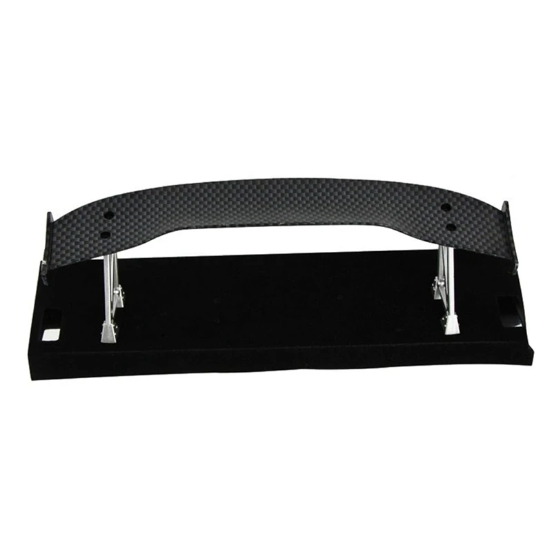 2 Set RC Car Part: 1 Carbon Fiber Tail Wing Rear Spoiler &amp Wings Drift Road Body |