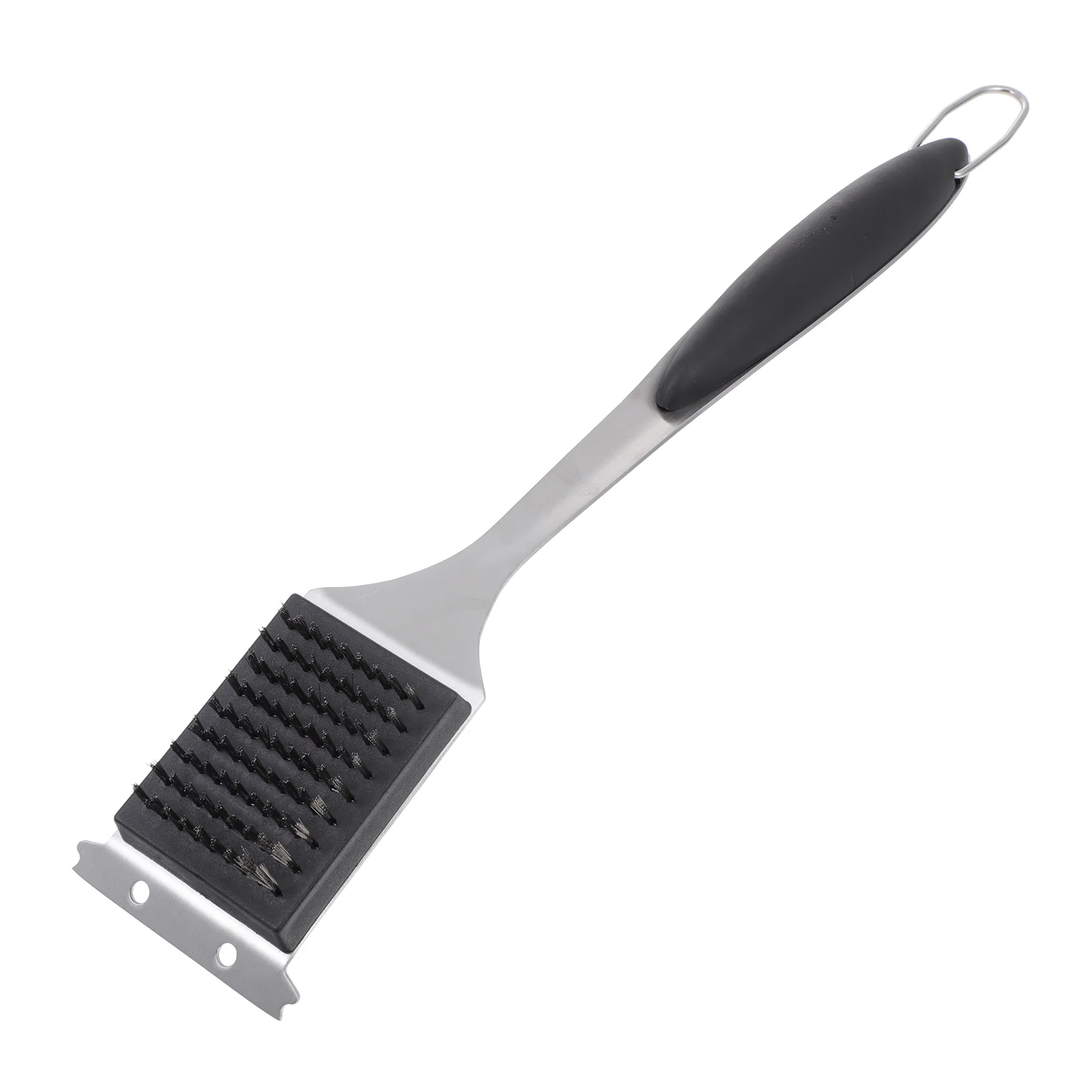 

Bbq Grill Brush Scraper Stainless Steel Cleaner Wire Cleaning Tools Basting Wood Sauce Barbecue Accessories Supply