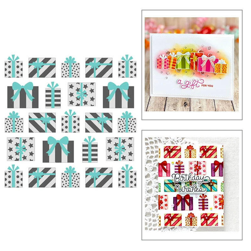 Новинка 2022 г. декоративная подарочная коробка трафарет для фона творчества