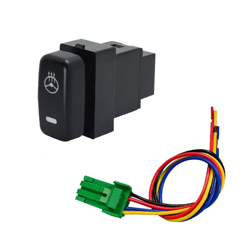 

Автомобильный звукозаписывающий сигнал DRL, переключатель обогрева рулевого колеса заднего вида с проводом для Mitsubishi ASX Lancer EX Pajero Wings Zinger