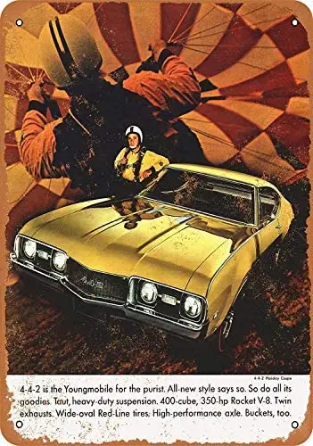 

SRongmao 8x12 металлический знак 1968 Oldsmobile 442