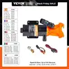 VEVOR RV Portable Macerator Pump 12V 12GMP with Detachable Quick Connection Valve Metal Hose Clamp Power Cord for RV Motorhome 1