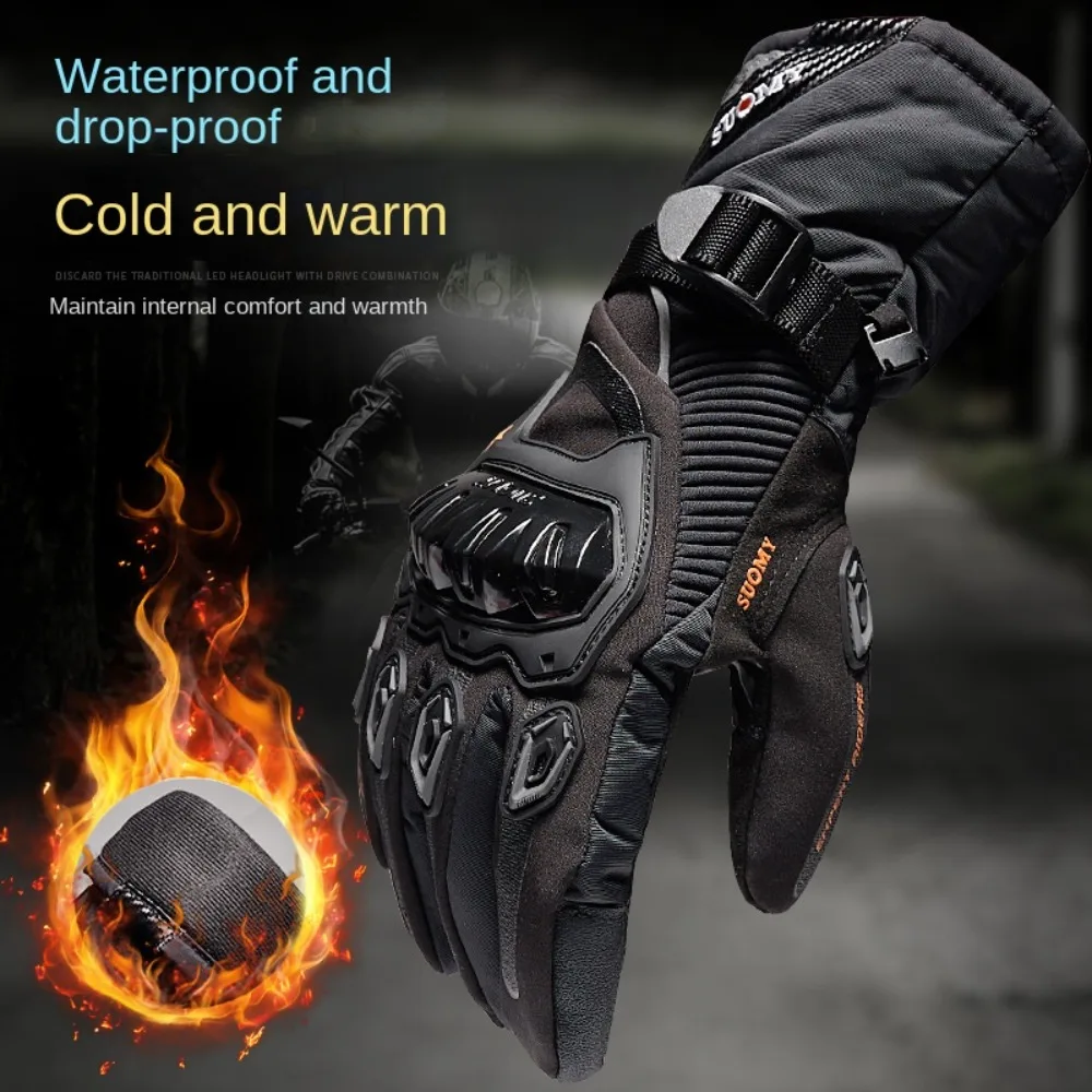 

Touch Screen Motorcycle Gloves New Windproof Winter Warm Moto Motocross Gloves Waterproof Winter Cycling Gloves Outdoor Sports
