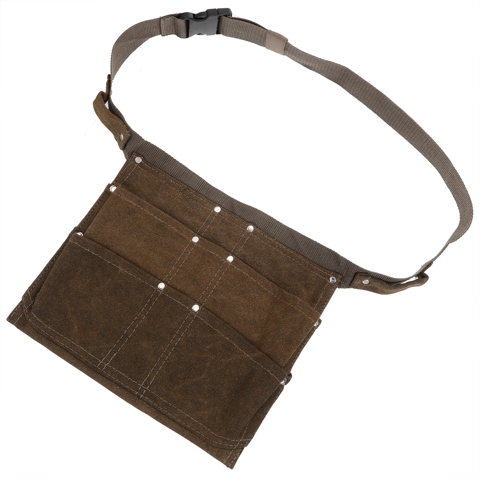 

1pc Useful Canvas Gardening Tool Storage Pouch Durable Garden Tool Organizer