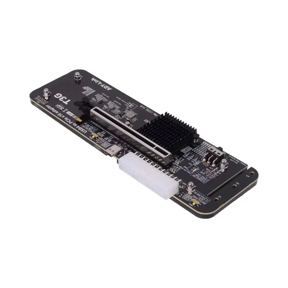 Фото ADT UT3G для NUC ITX STX видеокарта для ноутбука, ПК, внешняя док-станция для графического процессора, USB 4,0 к PCIe X16, адаптер eGPU, совместимый с Thunderbolt 4/3 №3