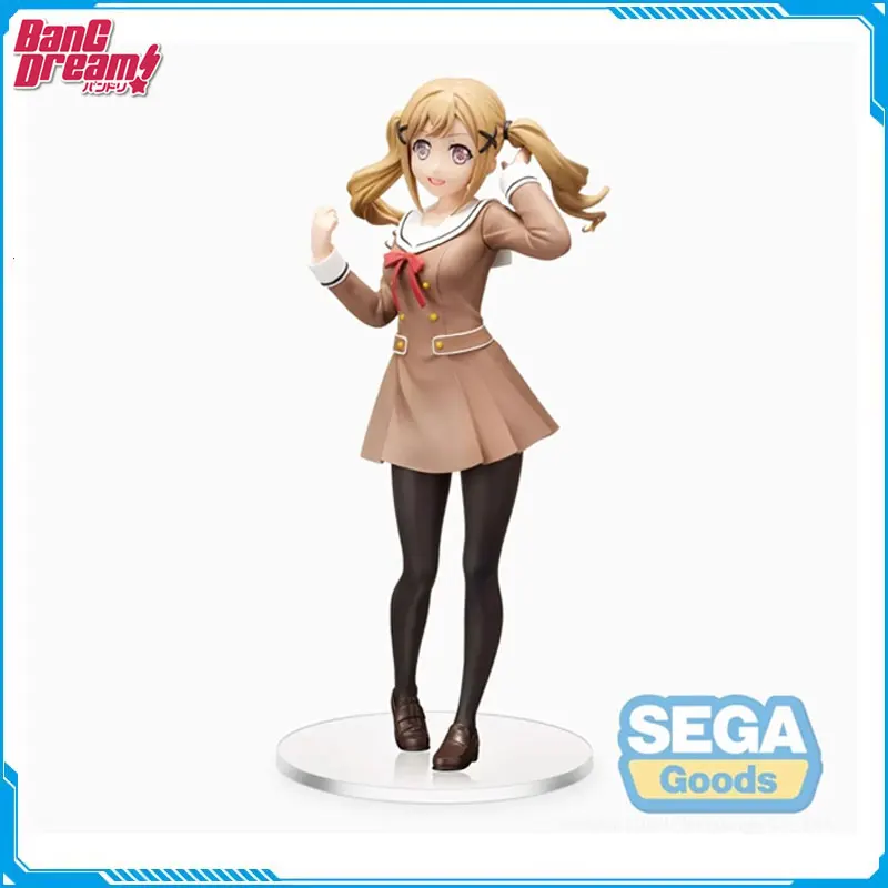 

Original SEGA BanG Dream Poppin'Party Arisa Ichigaya Anime Action Figure PVC Collectible School Days Model Dolls Toys for Gift