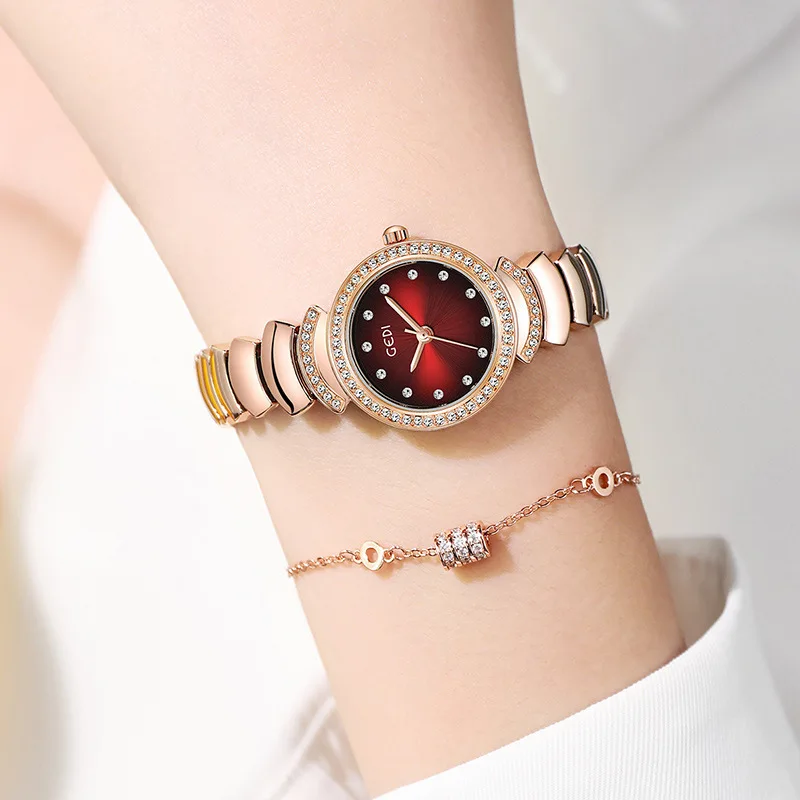 Women's Luxury Fashion Good-looking Niche Creative Skirt QUARTZ Alloy Watch