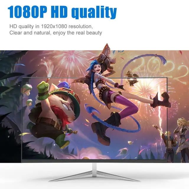 23.8 Inch HD 1080P IPS PC Monitor HDMI Desktop LCD Display FHD 75Hz Game Monitors With Speaker 3