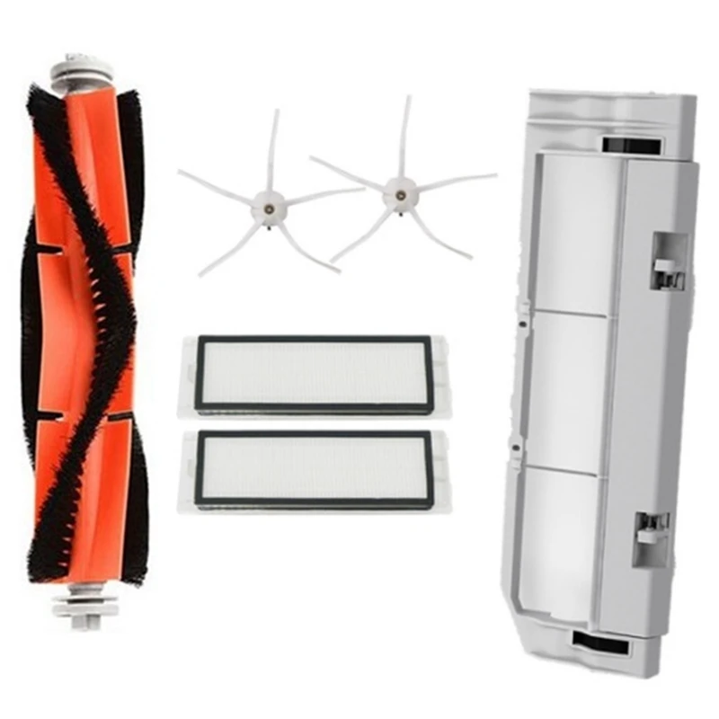 

EAS-For Xiaomi Roborock S5 Max S50 S51 S55 S6 S60 Vacuum Accessories HEPA Filter Main Brush Side Brush Parts
