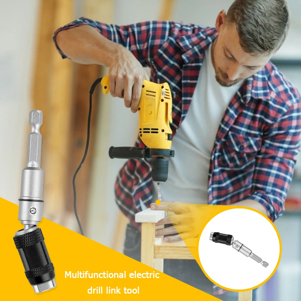 

Multifunctional Flexible Drill Bit Car Repair Tools Screwdriver Electric Drill Power Adapter Holder Link for Repair Accessories