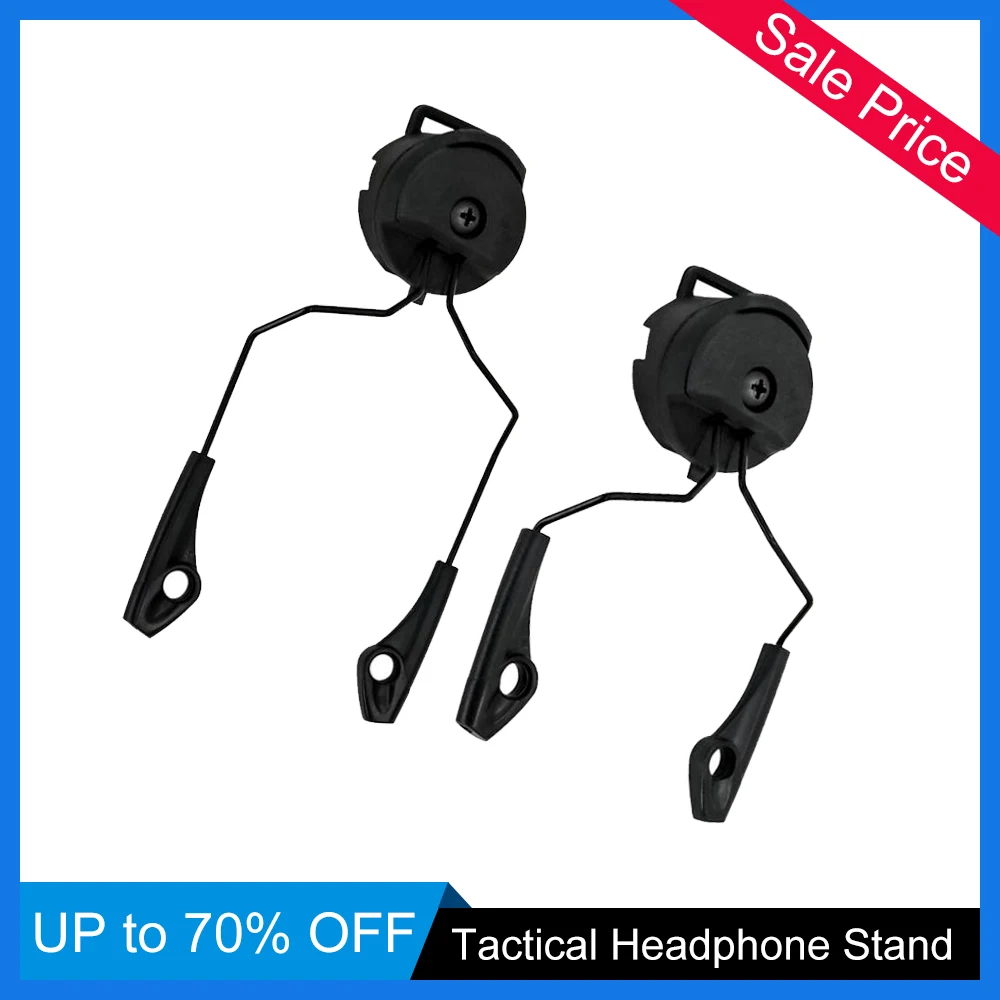 

Tactical headphone Stand Electronic earmuf ARC OPS-CORE Helmet Rail Adapter for Howard Leight Impact Sport hunt shooting headset