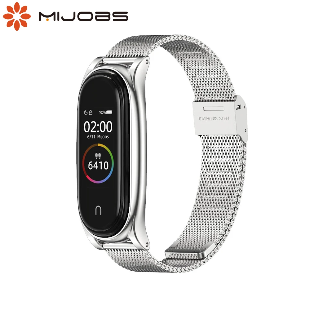 

Металлический браслет «Миланская петля» для Xiaomi Mi Band 4 3
