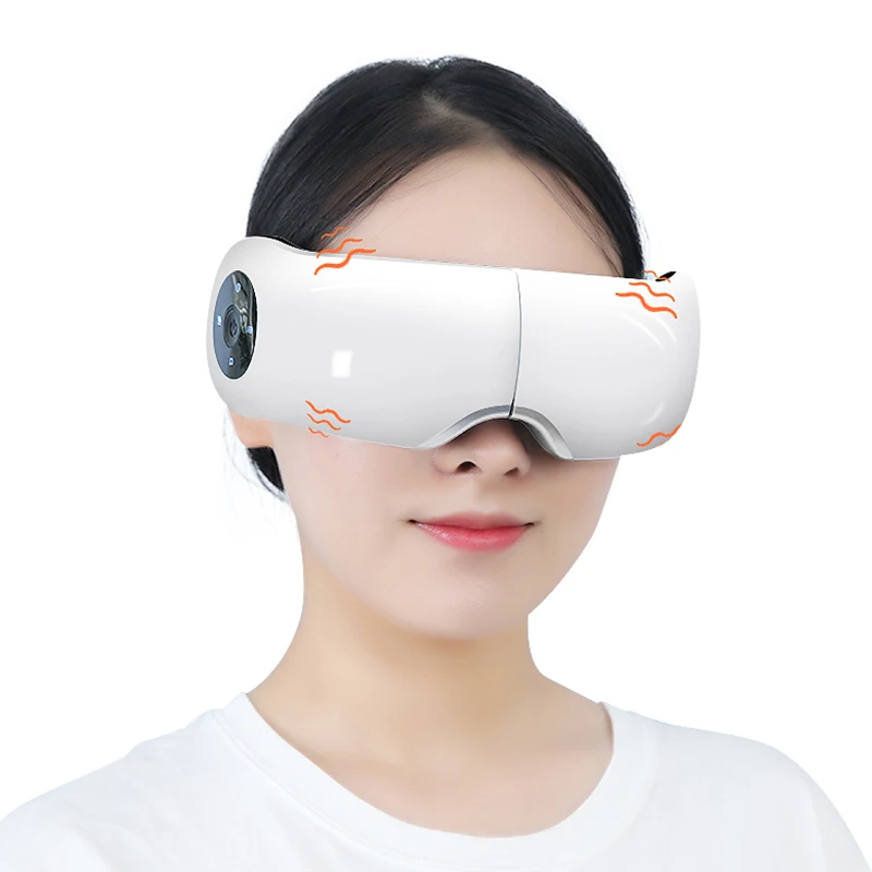 

New Eye Massager Therapy Electric Smart Music Hot Compress Eye Care Massage Apparatus For Improve Sleep