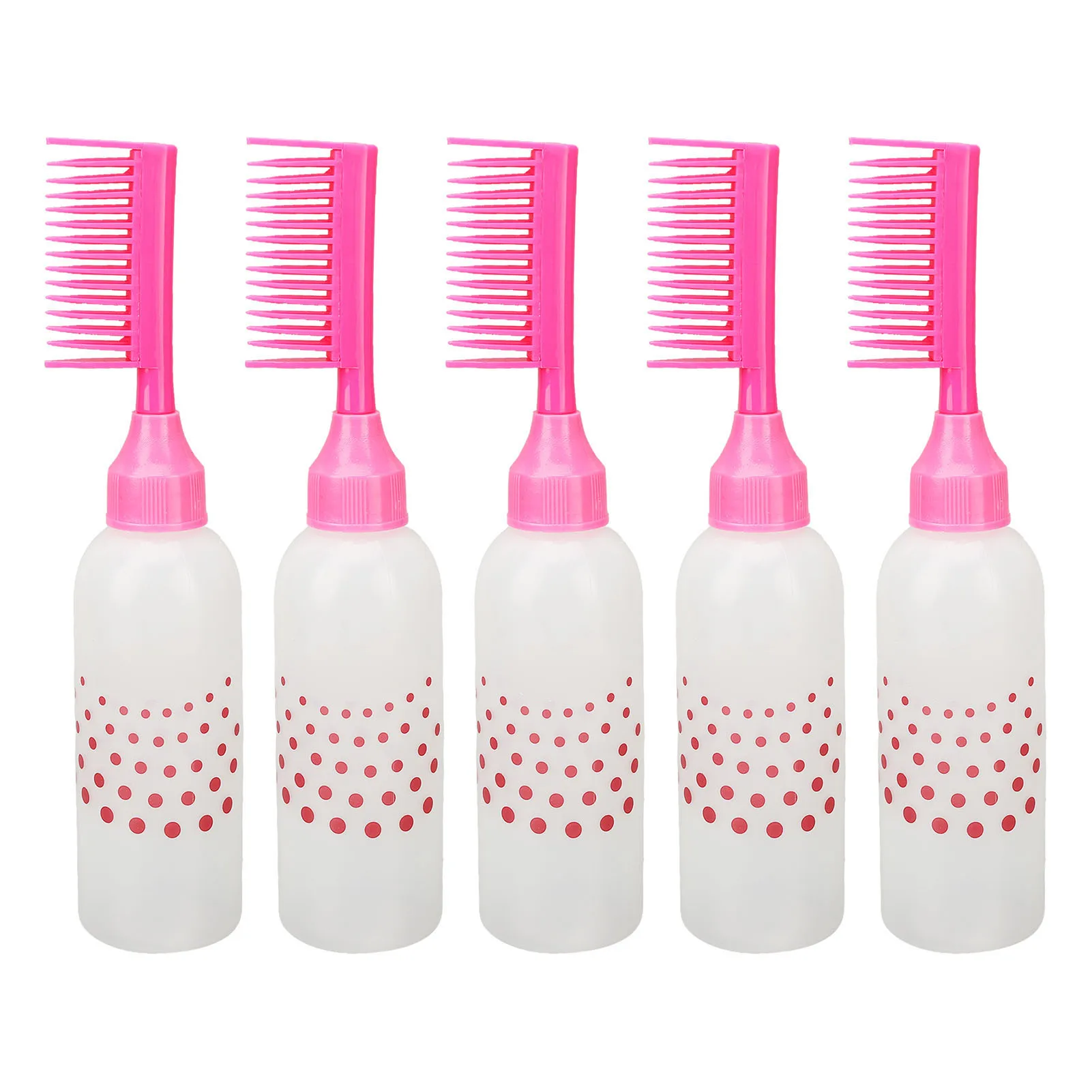

Root Comb Applicator Comb Applicator Bottle 2 in 1 Pink Graduated Scale for Home