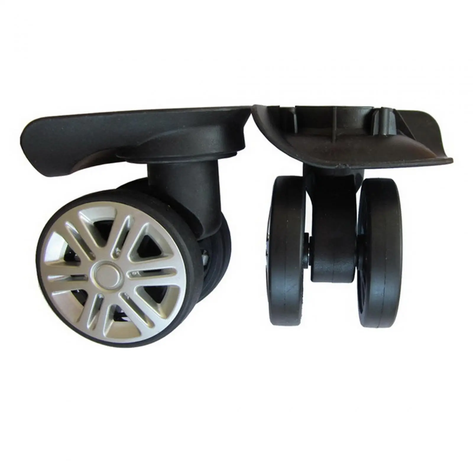 

2x 360 Swivel Luggage Replacement Wheels Luggage Suitcase Casters Suitcase Swivel Caster Wheels for Trolley Case Bags Repair Set